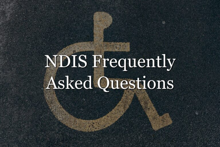 NDIS Frequently Asked Questions